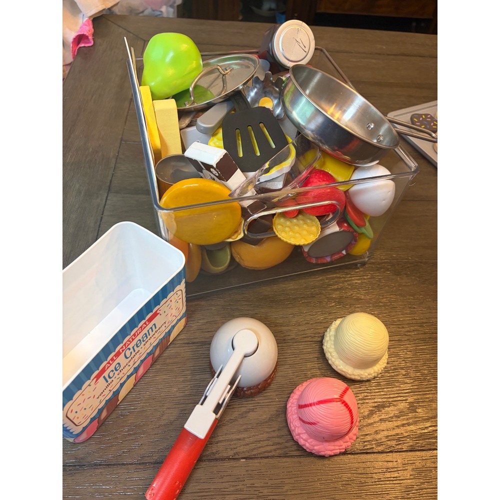 Various brand Play Food Kitchen Set Kids OS Multi Kitchen Accessories Cookies